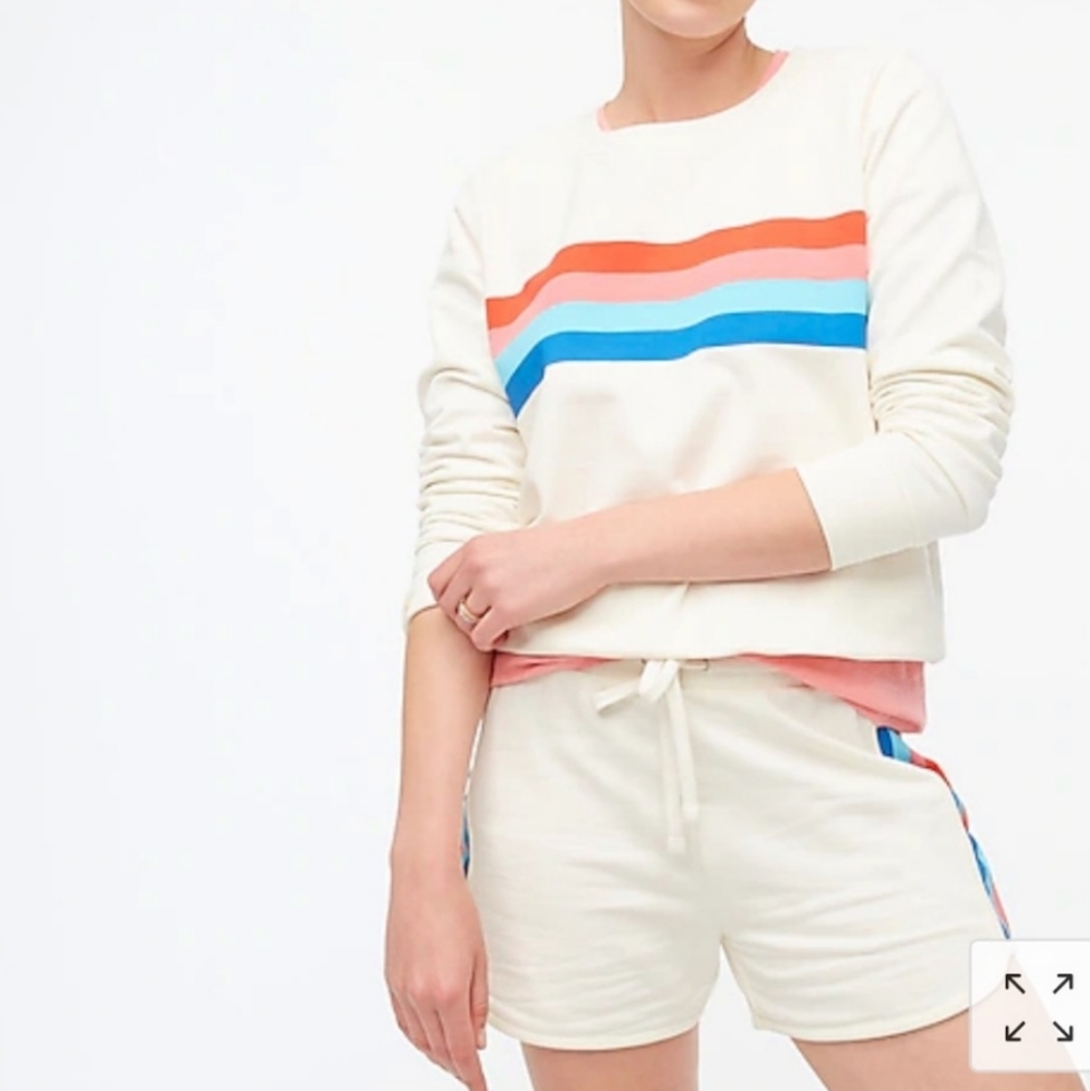 J. Crew sweater & shorts set size xs